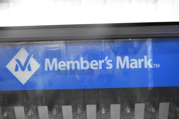 Crane 5800-4 vending machine with a bill acceptor, commercial build, 115V, 1 phase, Member's Mark branding visible.