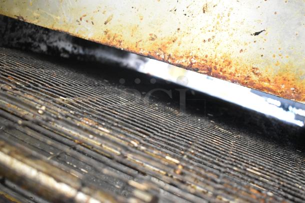 2 Middleby Marshall PS638G stainless steel conveyor pizza ovens, commercial casters, natural gas, 89,000 BTU, used condition.