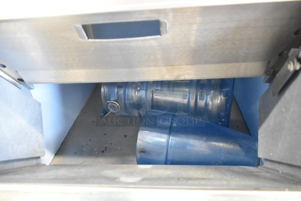 Stainless steel Scotsman CME656AS-32F commercial ice machine on Follett bin, 208/230 volts, 1 phase, in good condition.