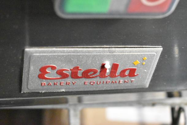 Brand new Estella 348CG34 hard cheese grater, 1.4 lb/min, electric, 120V, scratches/dents. Estella label visible.