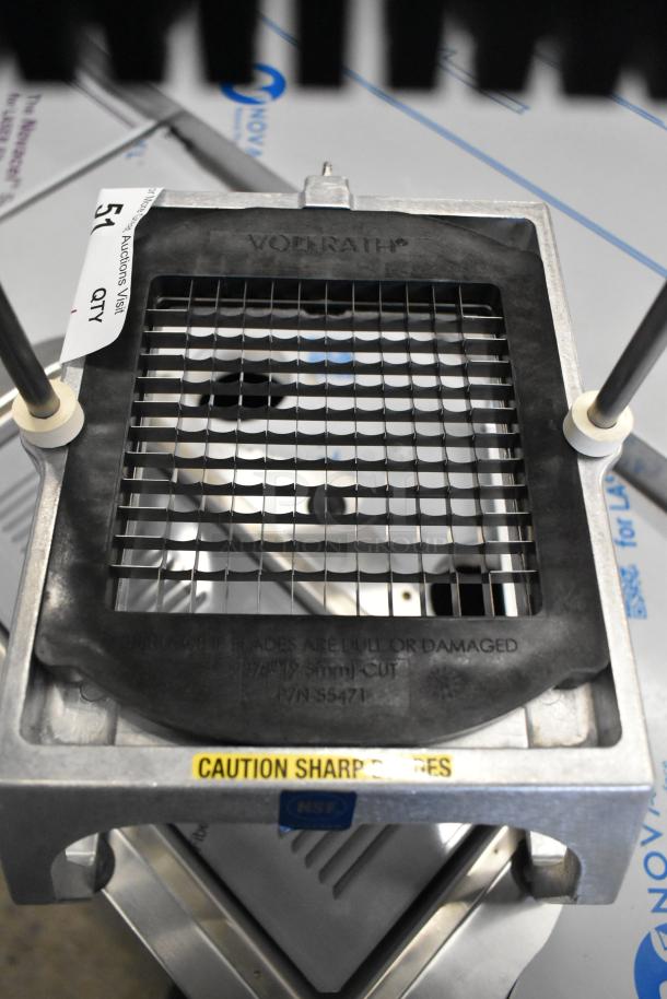 Brand new Vollrath 55458 InstaCut 5.1 vegetable dicer, 3/8" cut, scratch and dent condition, visible labels, sharp blades.