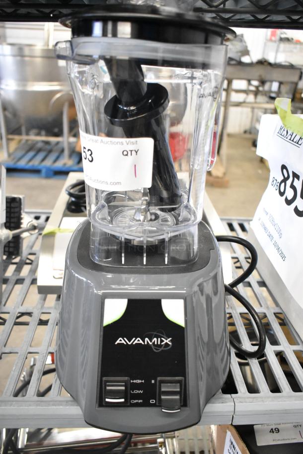 Brand new AvaMix 928BL2T48 commercial blender, toggle control, 48 oz. Tritan™ container, 120V, 1 phase, scratch and dent.