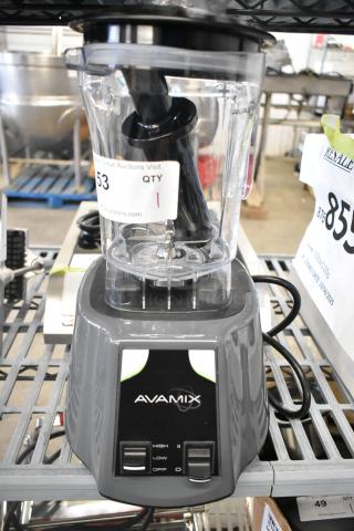 Brand new AvaMix 928BL2T48 commercial blender, toggle control, 48 oz. Tritan™ container, 120V, 1 phase, scratch and dent.