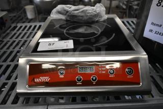 BRAND NEW SCRATCH AND DENT! 2025 Avantco 177IC3500 Stainless Steel Countertop Induction Range / Cooker. 208-240 Volts, 1 Phase. - Item #1222348