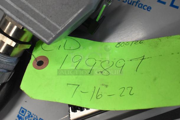 Various items with wires, 14-piece bundle. Includes green tag labeled "CID 199897," dated "7-16-22."