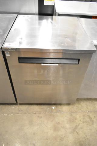 2017 Delfield 406P-STAR2 stainless steel single door undercounter cooler, 115V, 1 phase, good condition, labeled.