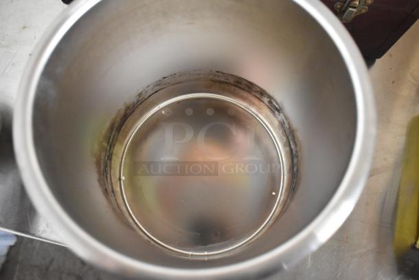 Carnival King 382RWS35 stainless steel warmer interior view, with signs of wear, 120V, 1 Phase.