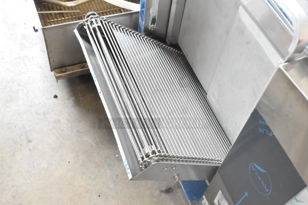 Prince Castle 297-T9 stainless steel commercial countertop vertical toaster, 115 volts, 1 phase, in excellent condition.