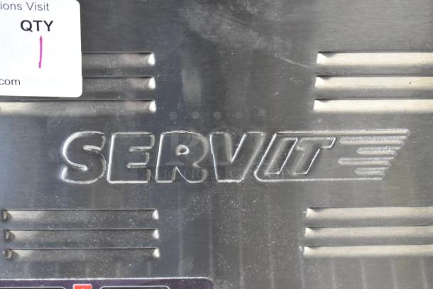 ServIt 423FW150 stainless steel electric food warmer, 12"x20", digital controls, new with scratches, 120V, 1 phase.