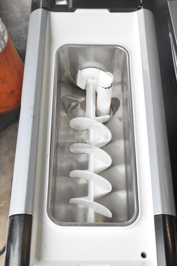 Stoelting C111-37 countertop soft serve machine, gravity-fed, single flavor, new with minor scratches, 115V, 1 Phase.