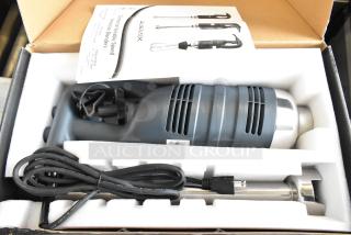 Brand new AvaMix 928IBHD18 18" heavy-duty immersion blender, 1 1/4 hp, 120V, in original packaging, with manual.