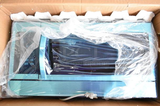 KoolMore KM-MOT-1SS Stainless Steel Microwave, scratch and dent condition, in packaging. 120 Volts, 1 Phase.