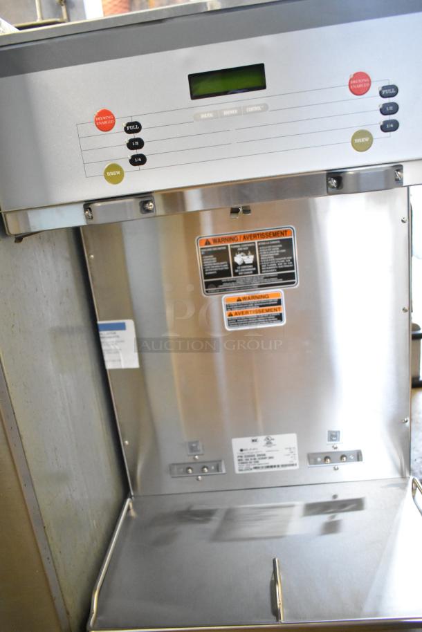 2024 Bunn DUAL SH DBC stainless steel commercial double coffee machine with hot water dispenser. 120/208V, 1 Phase.