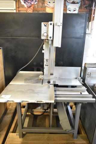 Hobart 6801 Metal Commercial Floor Style Meat Saw. 200-230 Volts, 3 Phase. - Item #1222923