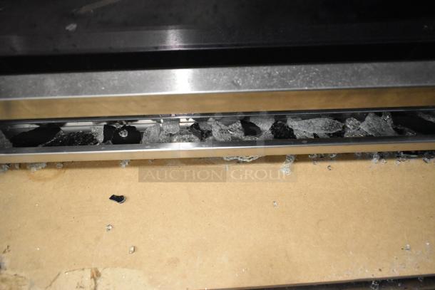 Brand new 2024 Moffat E35D6-26-P263 convection oven, stainless steel, digital, steam inject, with broken glass door. 208V, 3-phase.