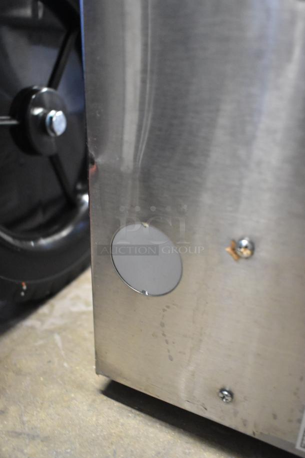 Brand new Wells G19 36" stainless steel electric griddle with minor scratches. Durable, commercial-grade. 208 volts.