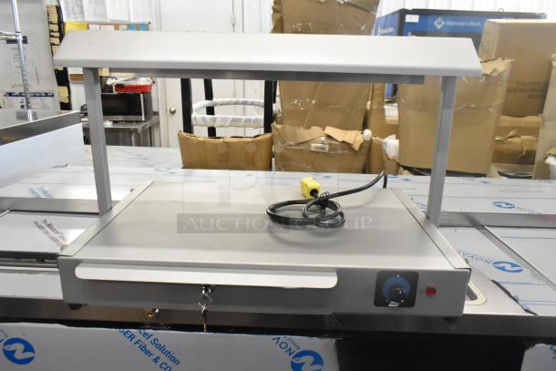 BRAND NEW SCRATCH AND DENT Pavoni 2024 Lampada stainless steel sugar heating lamp, 230 volts, with adjustable settings.