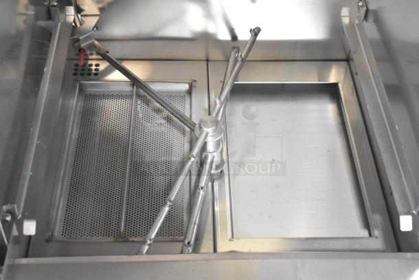 Brand new Jackson DISHSTAR HT-E undercounter dishwasher interior, stainless steel, energy-efficient. Model 2025, 208/230V.