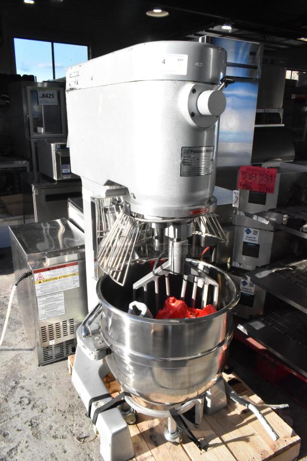 Brand new Precision Mixers HD-60.3, 60 Qt. mixer with bowl, bowl guard, 2 paddles. 220V, 3-phase. Scratch and dent condition.