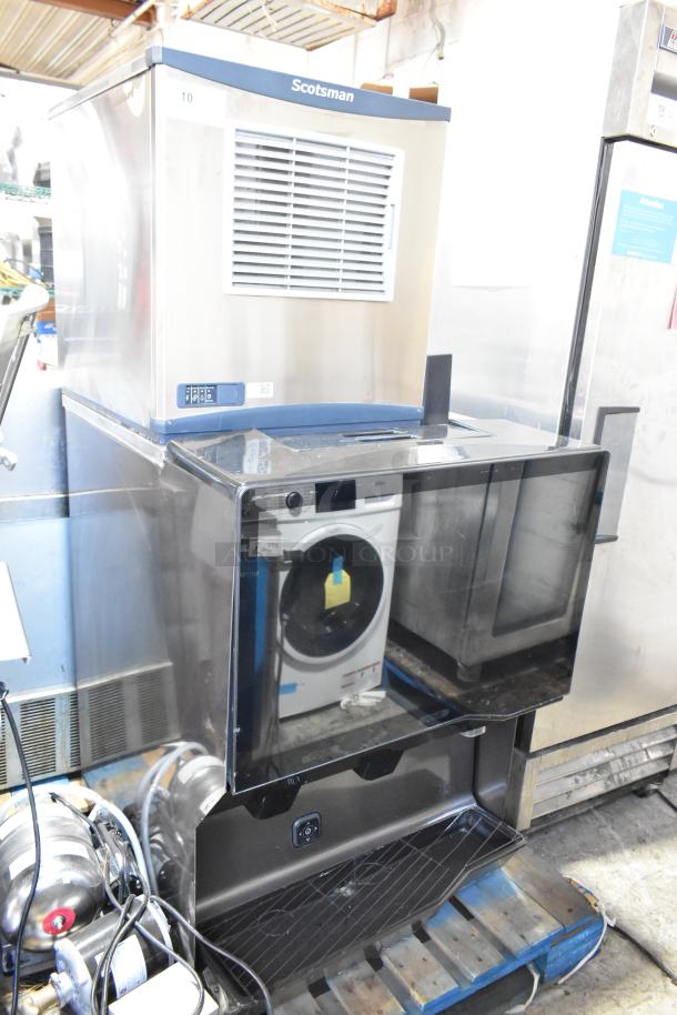 2022 Scotsman NH0622A-1B ice head on 2022 Lancer TP30 beverage dispenser, touchscreen, auto agitation, 115V, 1 phase.