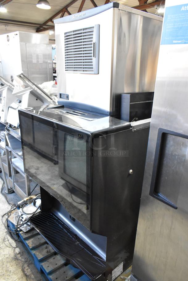 2022 Scotsman NH0622A-1B ice head on Lancer TP30 beverage dispenser, stainless steel, touchscreen, automatic agitation, 115V.