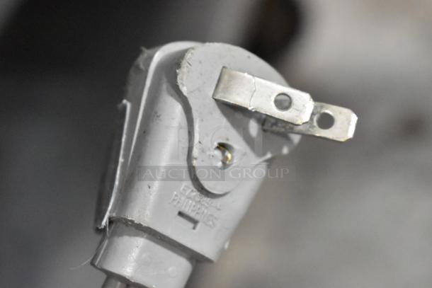 Manitowoc SD0302A stainless steel ice machine on commercial bin, 115 volts, 1 phase, in good condition.