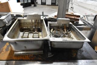 Continental F412502 metal evaporator trays, 120V, 1 phase. Used condition, visible wear, comes with wiring.