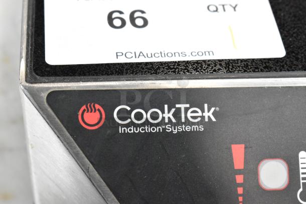 CookTek MC1500 induction range, stainless steel countertop single burner, 2017 model, 120V, single-phase, excellent condition.
