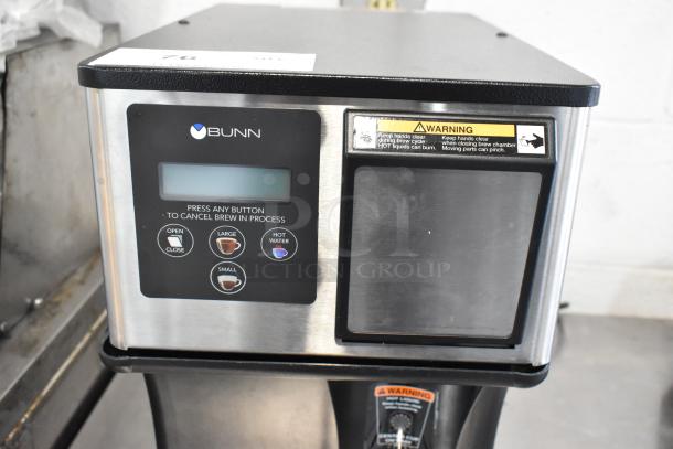 Bunn MyCafe Stainless Steel Commercial Countertop Espresso Machine, features brew options, 115 volts, 1 phase, excellent condition.