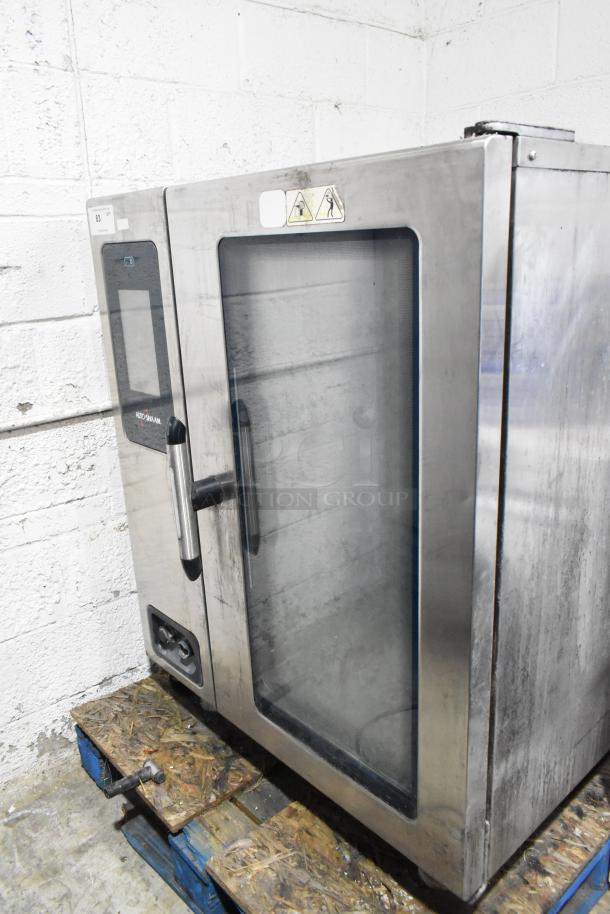 Alto Shaam CTP18-10E stainless steel combi convection oven, electric, 208-240V, 1 phase, visible control panel, used condition.