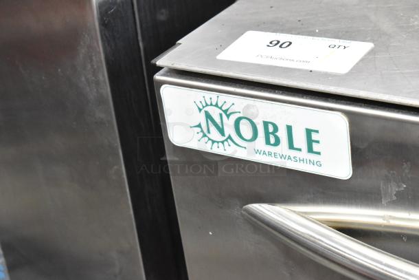 2018 Noble Wareforce UH30-E stainless steel undercounter dishwasher, visible brand label, 208/230V, 1 Phase.