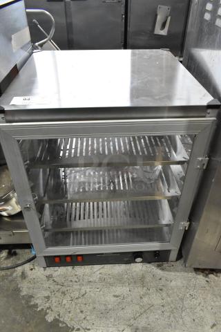 Brand new Carnival King 382HPW12D2S metal commercial 12" warmer/merchandiser, with minor scratches. 120V, 1 Phase.