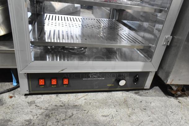 BRAND NEW 2025 Carnival King 382HPW12D2S 12" Warmer, 120V, 1 Phase, metal design, temperature control, minor scratch.