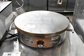 Waring WSC165BX Stainless Steel Commercial Countertop Crepe Maker. 208/240 Volts, 1 Phase. - Item #1220008