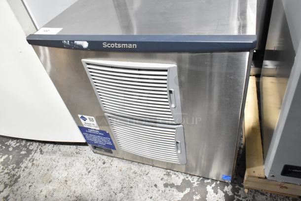 2017 Scotsman C1030MA-32D stainless steel commercial ice head. 208/230 volts, 1 phase. Features front vents and visible model label.