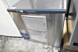 2017 Scotsman C1030MA-32D stainless steel commercial ice head. 208/230 volts, 1 phase. Features front vents and visible model label.