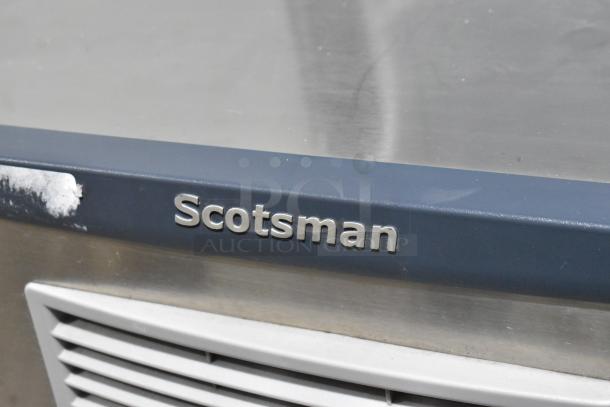 2017 Scotsman C1030MA-32D stainless steel ice head, 208/230 volts, 1 phase, visible logo, good condition.