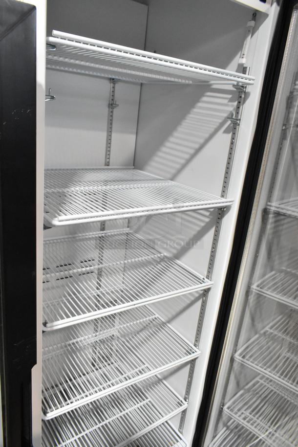 2019 Habco SE18 commercial cooler, single door, metal, poly-coated racks, excellent condition, 115V, 1-phase.