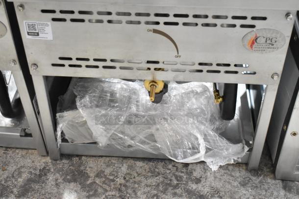 BRAND NEW Cooking Performance Group WOKR16N Natural Gas Wok Range, 16" ring, 125,000 BTU, minor scratches, 351WOKR16N model.