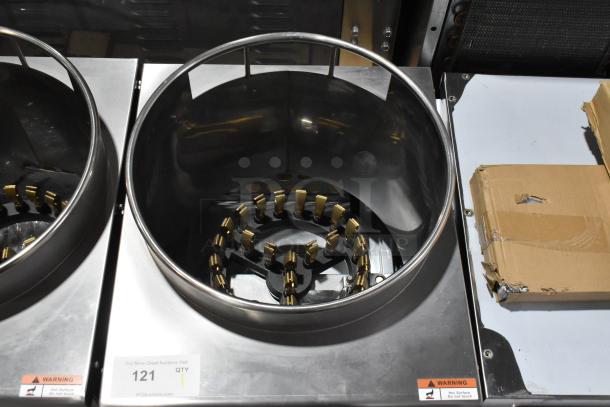 BRAND NEW Cooking Performance Group 351WOKR16N natural gas wok range, 16" ring, 125,000 BTU, scratch and dent condition.