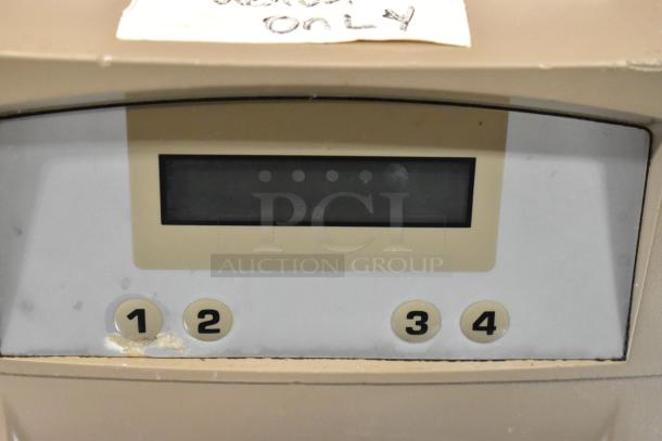 Vita-Mix VM0145 metal countertop blender base with numeric buttons. Model VM0145, 120 volts, 1 phase. Good condition.