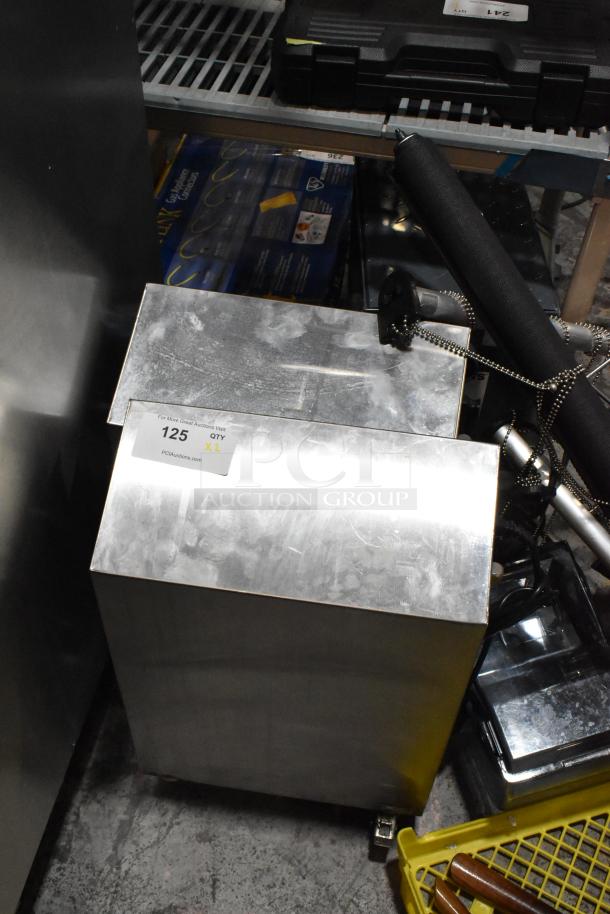 Jun-Air 86R-3MN1-DSBHH stainless steel nitrogen generator, 2021 model, on commercial casters, 120V, 1 phase, auction tag visible.