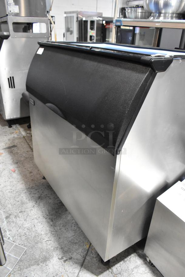 2024 Ice-O-Matic B110PSB Stainless Steel Commercial Ice Bin, excellent condition, sleek design, durable construction.