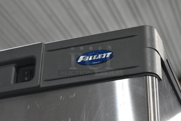 Follett HMC1410WBT stainless steel micro chewblet nugget ice machine on Ice-O-Matic bin, 208-230V, 1 phase.
