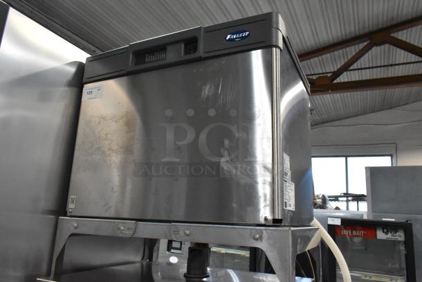 2024 Follett HMC1410WBT stainless steel ice head on Ice-O-Matic bin, commercial grade, 208-230V, 1 phase. Some surface marks.