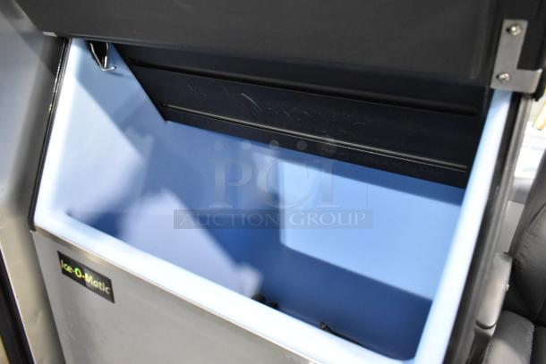 2024 Follett HMC1410WBT Stainless Steel Nugget Ice Head on Ice-O-Matic Bin, 208-230V, 1 Phase, new condition.