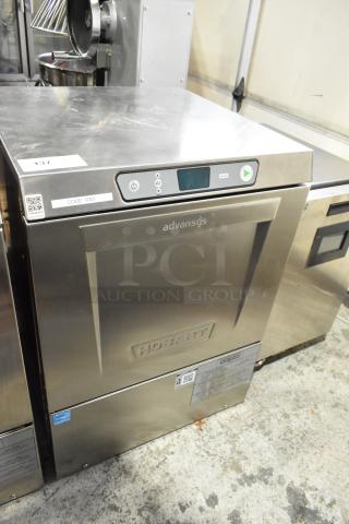2023 Hobart LXER stainless steel commercial undercounter dishwasher, 120/208-240V, 1 phase, excellent condition.