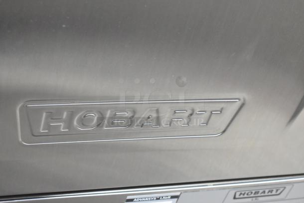 2023 Hobart LXER stainless steel undercounter dishwasher, commercial-grade, 120/208-240V, 1 phase, pristine condition.