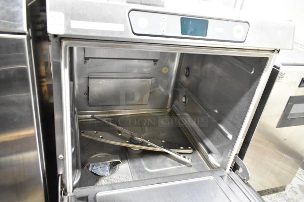 2023 Hobart LXER undercounter dishwasher, stainless steel, 120/208-240V, 1 phase, commercial-grade, excellent condition.