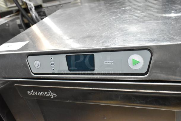 2022 Hobart LXER stainless steel commercial dishwasher, undercounter model, Advansys panel, 120/208-240V, 1 phase.